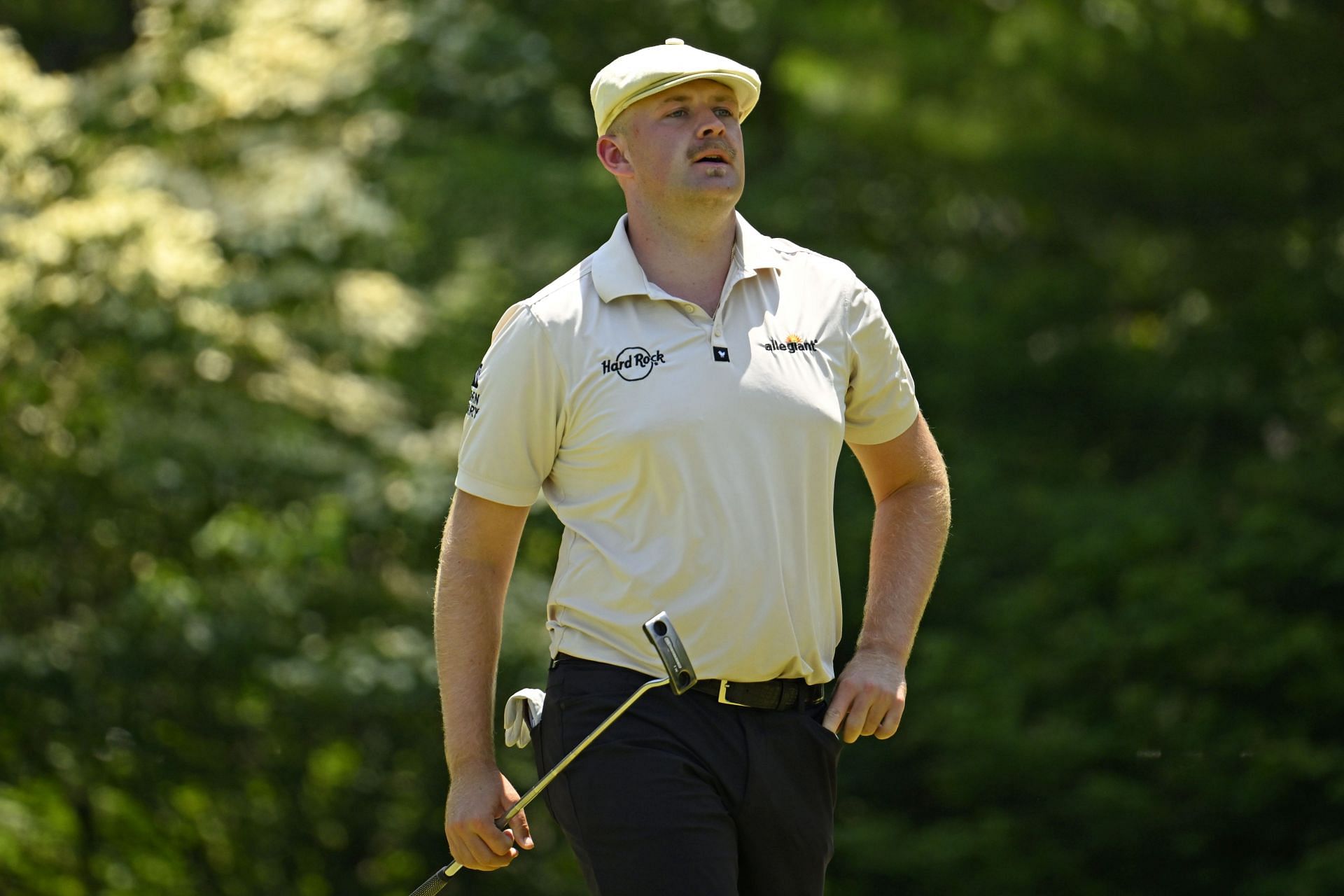 Harry Hall at the Travelers Championship 2025 (Source: Getty)